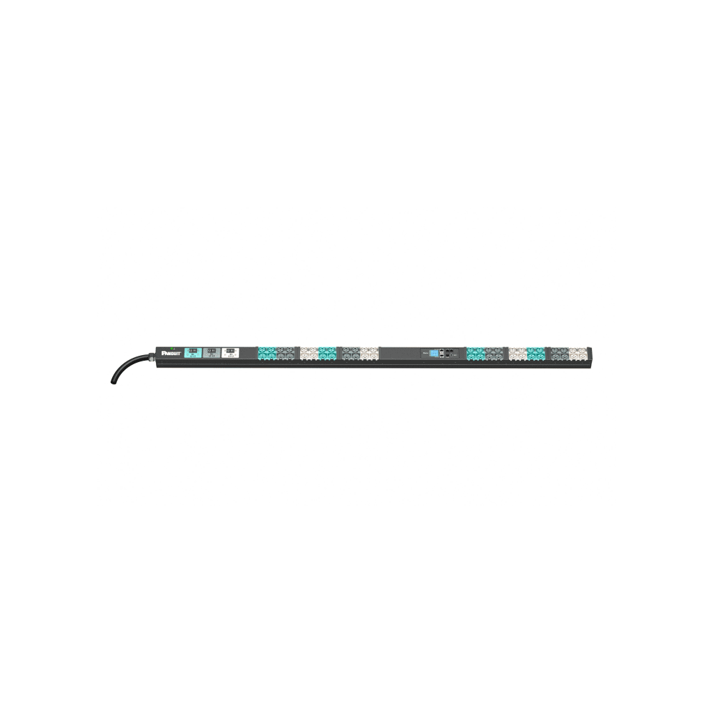 PDU Inteligente Monitoreable EL2P para Distribución de Energía, Enchufe de Entrada NEMA L21-30P, Con 24 Salidas C13/C15 y 24 C19/C15/C19/C21, de Instalación Vertical, 208 Vca, 30 Amp