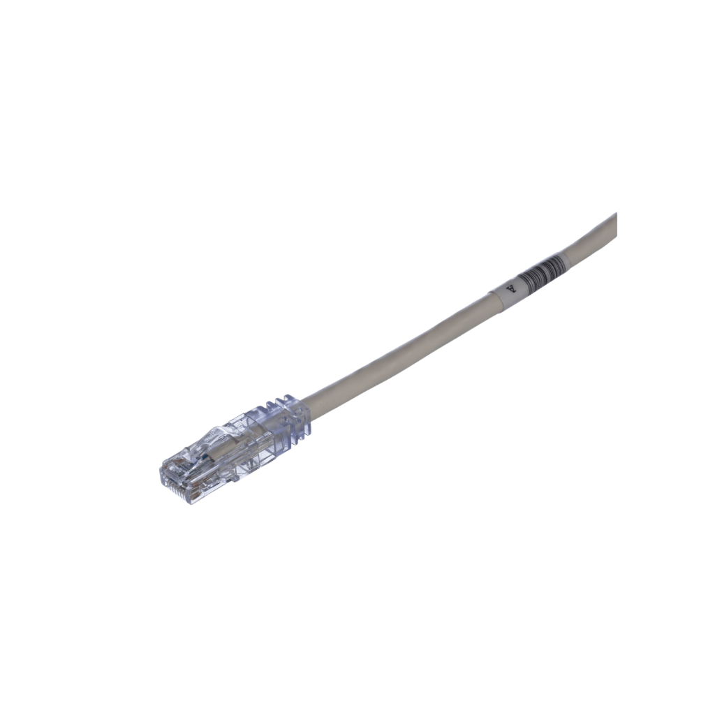 Cable de Parcheo TX6, UTP Cat6, 24 AWG, CM, Color Blanco, 0.3 Metros (1 Pie)