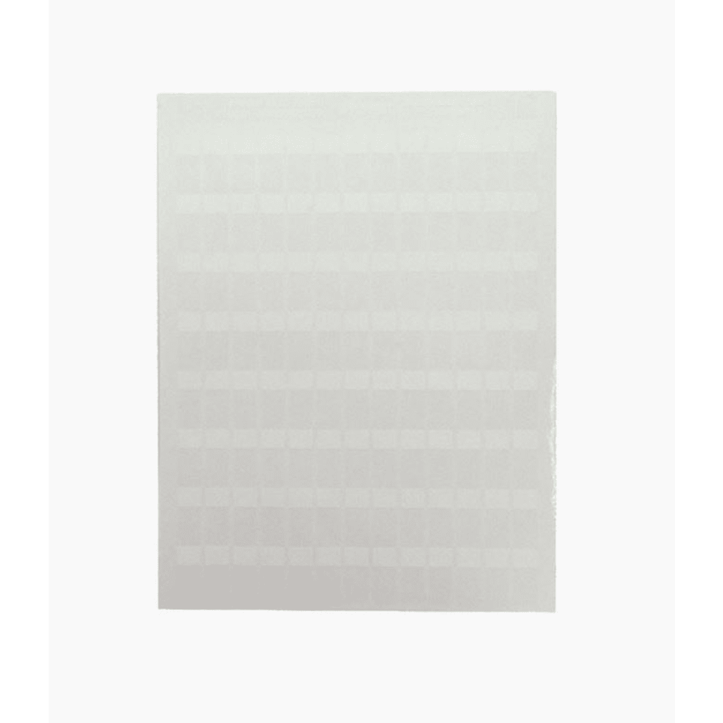 Hojas con 1000 Etiquetas Poliofina para Impresora L?ser/Inyecci?n de Tinta, Ancho 96.3 mm (3.79 pulgadas) x Alto 7.6 mm (0.3 pulgadas), Color Blanco