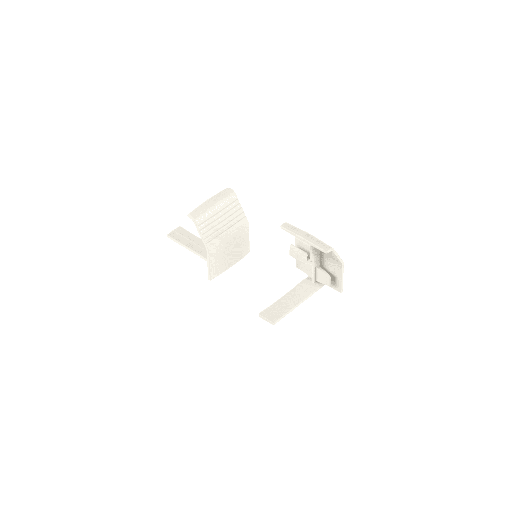 Unión recta de base, para uso con canaleta T70, Material PVC Rígido, Color Blanco