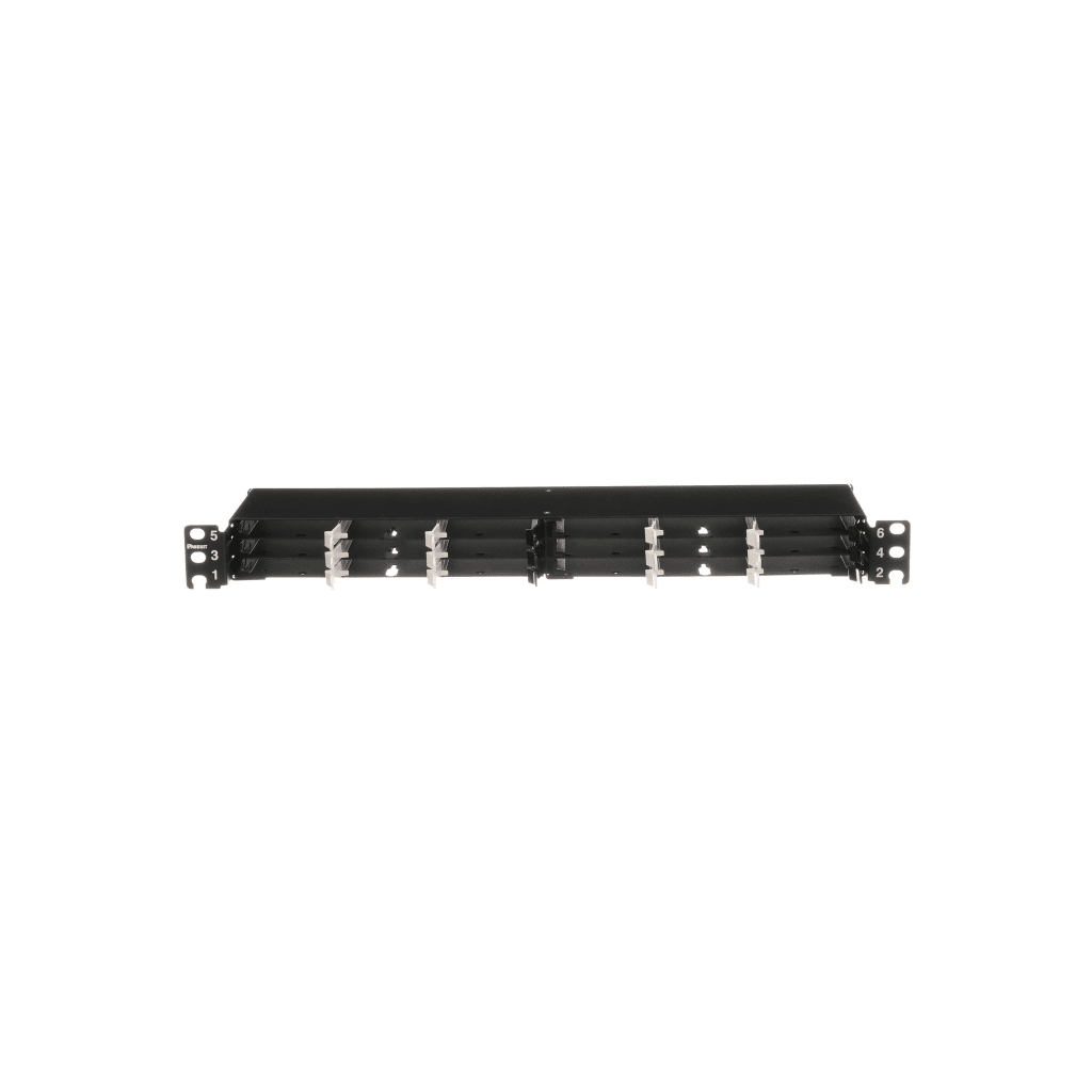 Panel de Distribuci?n de Fibra ?ptica, Acepta 18 Cassettes HD Flex en 4 Espacios, Hasta 144 Fibras, 1 UR