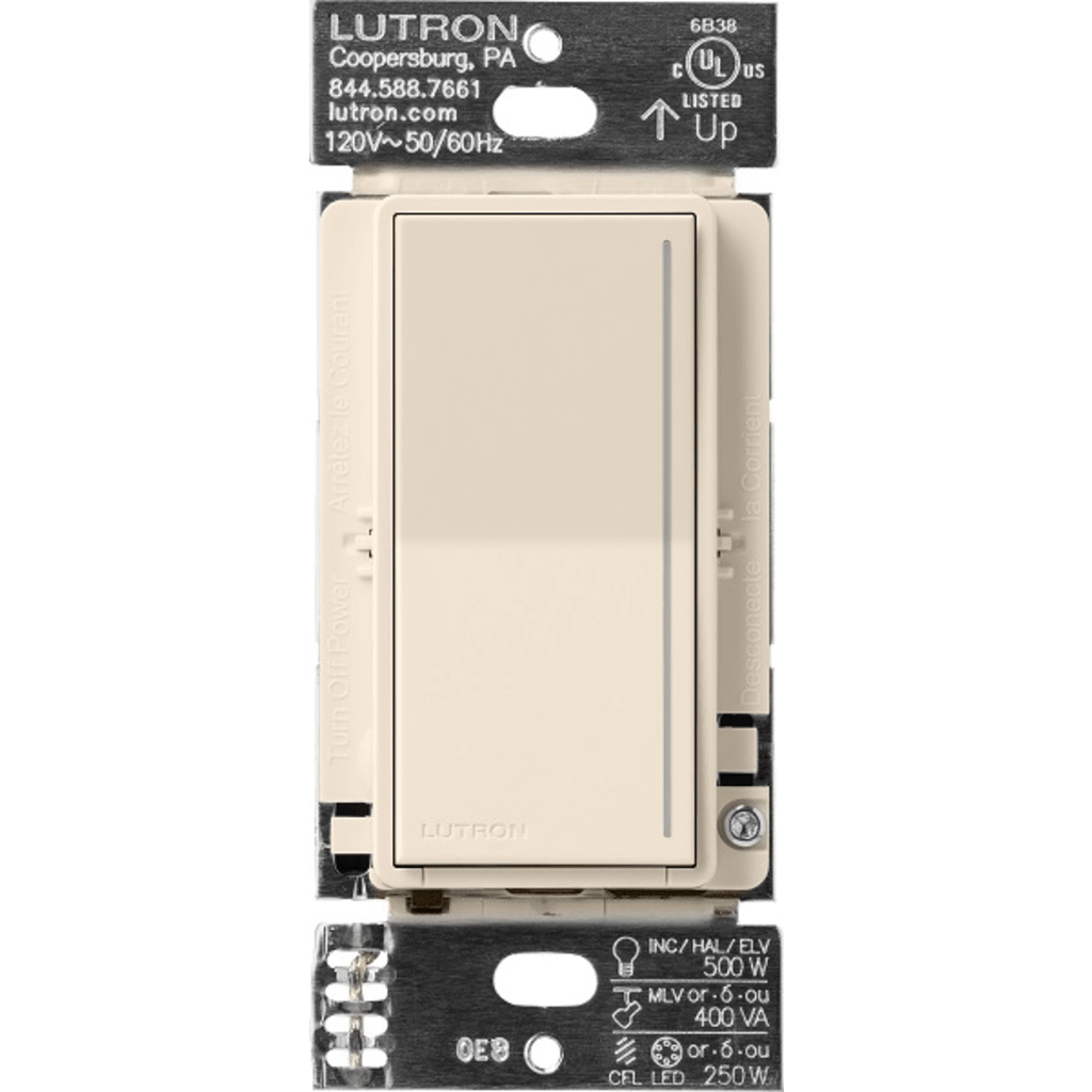(RadioRa3) Atenuador táctil Sunnata Dimmer PRO color light almond, requiere cable neutro / soporta 250W LED