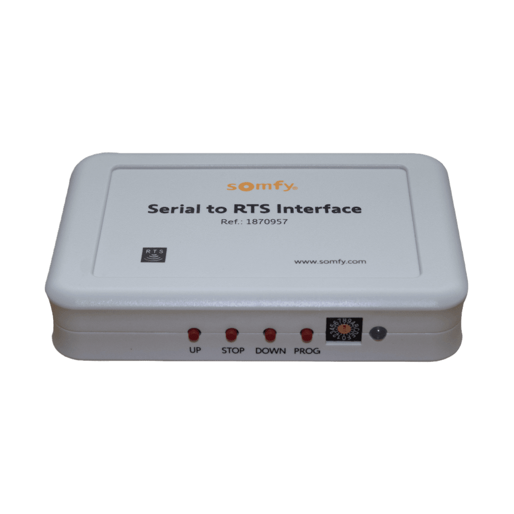 Traductor Universal Somfy Connect, integre SOMFY con el sistema de control de iluminación RadioRA2 de LUTRON.