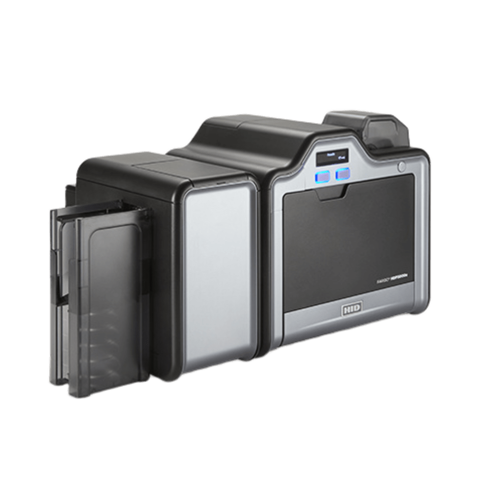 Impresora de Tarjetas HDP5000e / Retransferencia / Resolución 300 dpi / 16.7 Millones de Colores / Laminación y Codificación Opcional / Conexión USB y Ethernet / HID Global